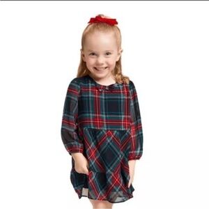 Draper James Kids Plaid Dress in Red and Black